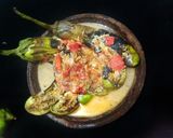 Foto langkah ke 5 dari resep Terong Bakar Kuah Santan.