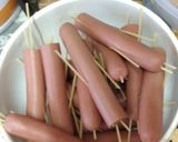 Kukoricás sárga répás kuszkusz virslis tésztával recept fázis 4 fotója