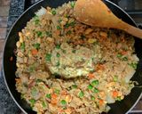 A picture of step 11 of Easy one pan bacon fried rice.