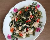 Foto langkah ke 6 dari resep Cah Kangkung Tempe Tauco.