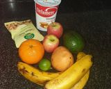 A picture of step 1 of Fruit salad#weekly challenge.