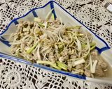 รูปขั้นตอนการทำที่ 3 ของ ผัดถั่วงอก หมูสับ