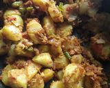 A picture of step 5 of Masala potato.