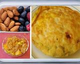 A picture of step 6 of Vegetable Pancake/uthappam and Apple THOKKU (tiffin recipe).