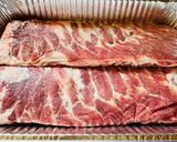 A picture of step 2 of Peppered BBQ St.Louis Ribs.