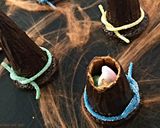 Foto del paso 7 de la receta: Sombreros de bruja (con sorpresa dentro) para Halloween