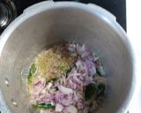 A picture of step 1 of Carrot with fenugreek leaves.