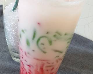 Es Cendol Sirup Pisang Susu (Tape Singkong) - Step 4