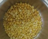 A picture of step 1 of Swaminarayan khichdi.