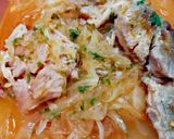 Savanyú káposztás, kolbászos tarja recept fázis 7 fotója