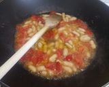 A picture of step 2 of Cavatelli with Chickpeas and Prawns.