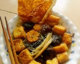 Hình bước làm 9 của món Miến Phát tài chay (tóc tiên)