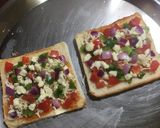 A picture of step 3 of Vegetable Cheese Toast.