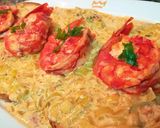 Foto del paso 14 de la receta Carabineros sobre tostas en salsa blanca