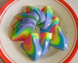 Foto langkah ke 6 dari resep Puding roti tawar pelangi.