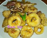 Foto langkah ke 5 dari resep Cumi Goreng tepung.
