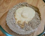 A picture of step 3 of Bajra Methi Chilla or Millet Pancake.