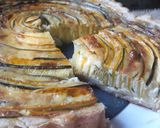 Une image de l'étape 5 de Tarte spirale bicolore à la courgette.