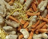 A picture of step 1 of Stuff onion sabji using bombay mix.