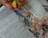 A picture of step 1 of Ripe gumberry's sabzi (Jain recipe).
