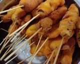 Gambar langkah 6 resipi Sosej cucuk.