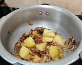 A picture of step 3 of BROCCOLI PULAO in COOKER.