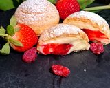 🍓 Epres choux au craquelin 🍓 recept fázis 7 fotója
