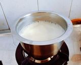 A picture of step 2 of Healthy, tasty unique dry fruit Chiku basundi.