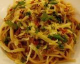 A picture of step 5 of Soya mince with Spagetti#stayhome.