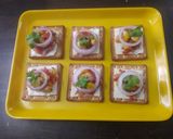 A picture of step 2 of Cracker Canapès (Super Quick & Delicious).