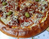 Une image de l'étape 10 de Pizza au merguez bordures fromage 🍕.