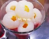 Hình bước làm 4 của món Trà vải việt quất và hoa atiso đỏ