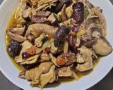 A picture of step 1 of Steam Chicken.