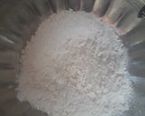A picture of step 1 of Eggless rainbow cake.