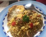 Foto langkah ke 6 dari resep Nasi Goreng Seafood.