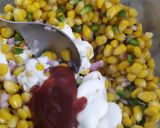 A picture of step 2 of Sweet corn nachos chat.