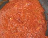 A picture of step 3 of Brazilian one pot prawn meal in coconut souce.