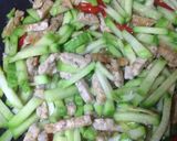 Foto langkah ke 3 dari resep Tumis Waluh plus Tempe.
