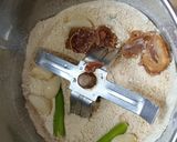 A picture of step 2 of Roasted Gram Coconut Chutney.