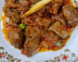 A picture of step 5 of Masala kaleji recipe.