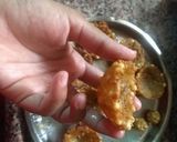 A picture of step 3 of Sago bowl chaat.