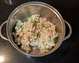 A picture of step 4 of Sabudana Vada.