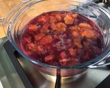 Une image de l'étape 5 de Compote de pêches rouges et jaunes à l'ananas.
