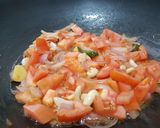 A picture of step 2 of Pasta Butter Masala.