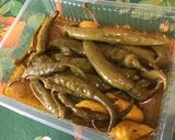 Une image de l'étape 7 de Quatuor de piments au citron, huile d'olive et épices.