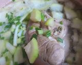 Hình bước làm 3 của món Canh bí đao nấu giò heo
