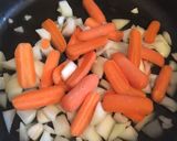 A picture of step 2 of Celeriac braised in Orange Juice.
