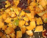 A picture of step 3 of Pumpkin Stirfry with Multigrain Fulkas.