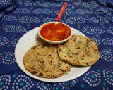 गार्लिक पराठा (garlic paratha recipe in Hindi) रेसिपी चरण 4 फोटो