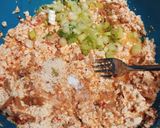 Foto langkah ke 3 dari resep Pepes Tahu Jamur Pedas.
